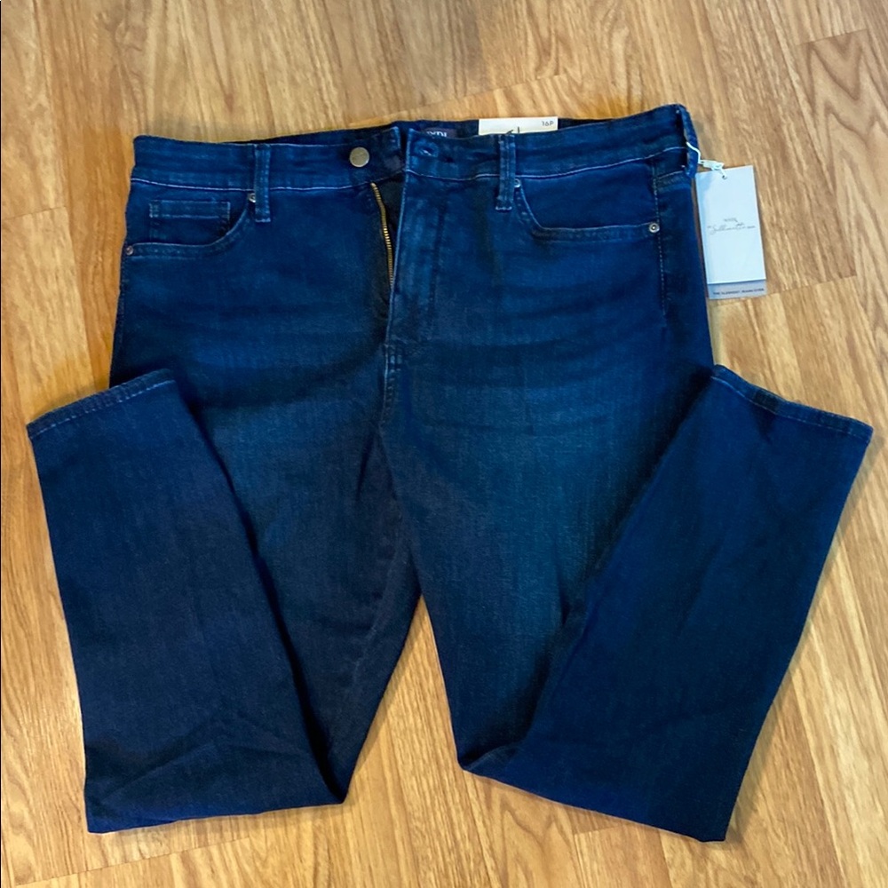 NYDJ Men's Dark Blue Straight Jeans